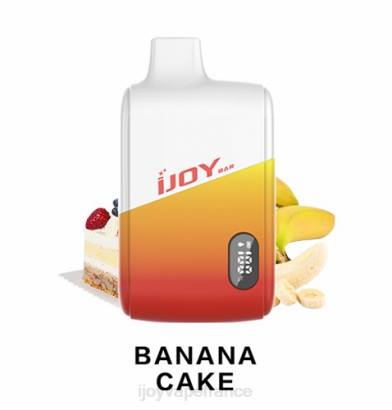 iJOY Bar IC8000 jetable PD2L176 IJOY Vape Flavors gâteau à la banane